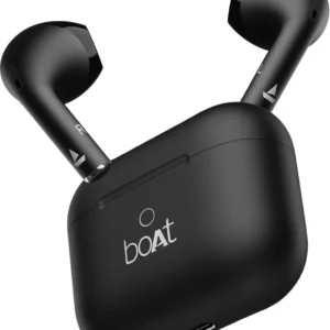 boAt Airdopes Ace TWS in Ear Earbuds with 35 HRS Playback, 13mm Drivers, Dual Mics ENx & Beast Mode(Active Black)